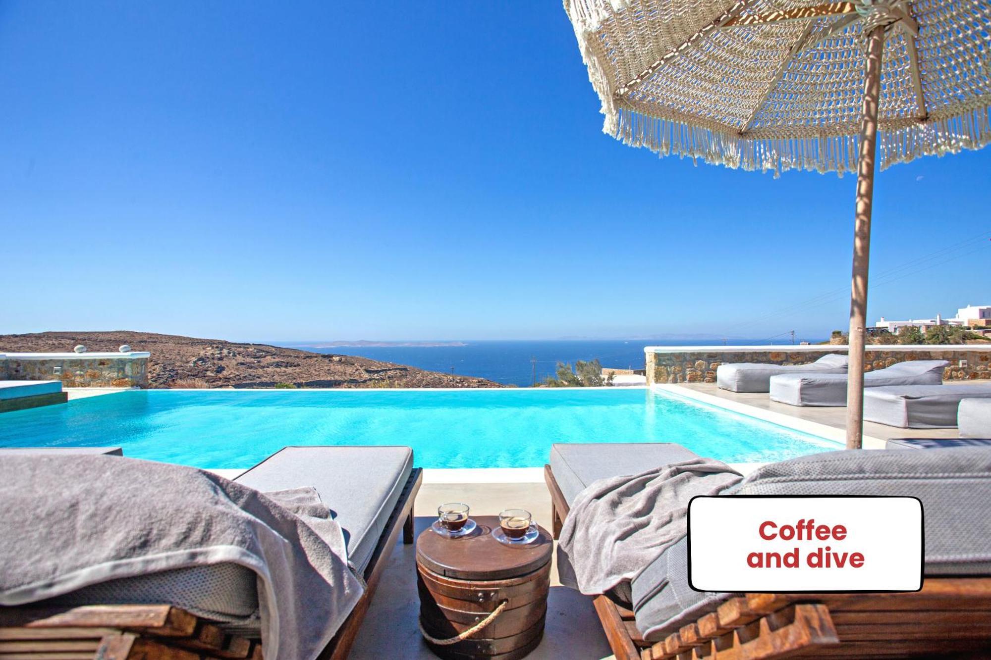Villa Panamera Mykonos, Private Heaven, Supreme View! Fanari  Esterno foto