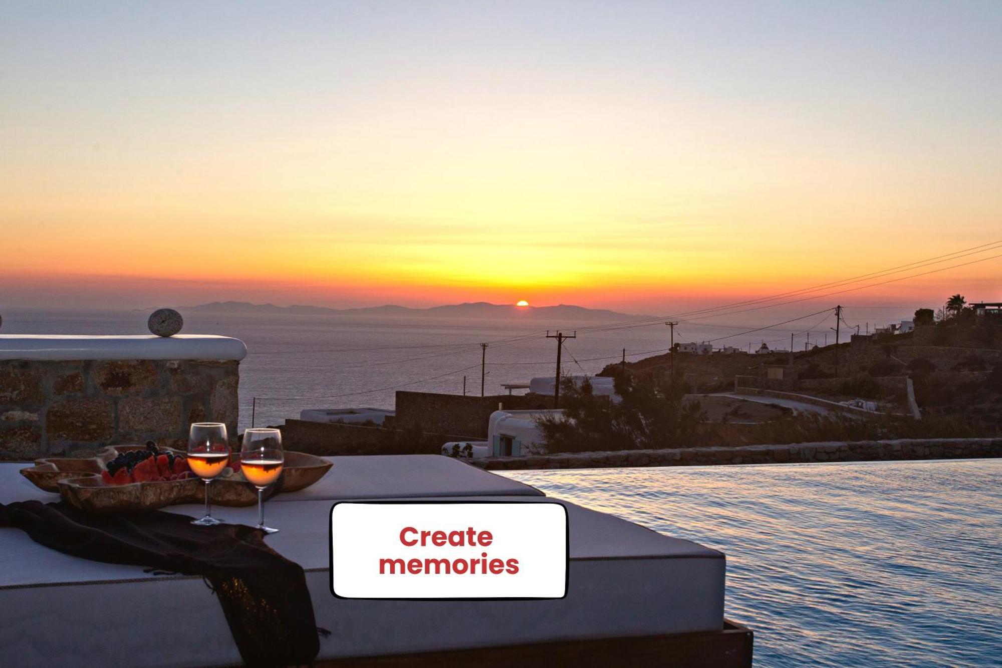 Villa Panamera Mykonos, Private Heaven, Supreme View! Fanari  Esterno foto